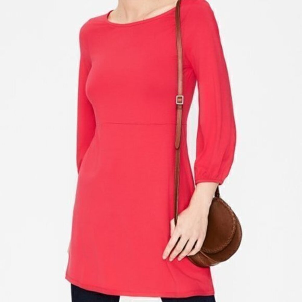 Boden Red Lucie Jersey Knit Dress
